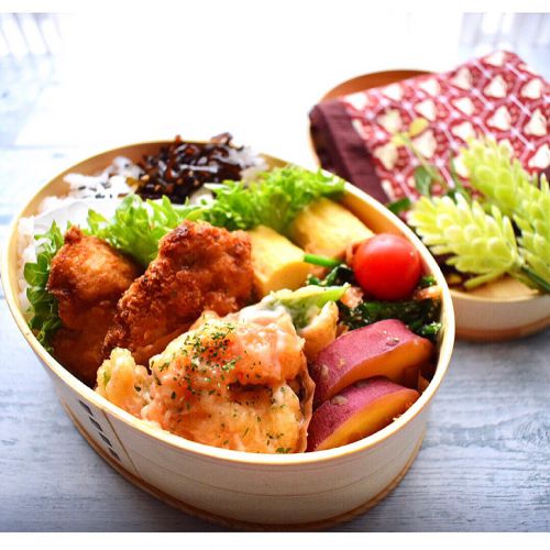 自家製練乳でエビマヨ弁当