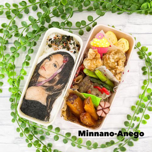 今週の特集 ITZY.ポチャッコ弁当。WDZYおにぎり。