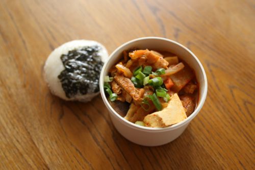 ピリ辛餃子スープ弁当